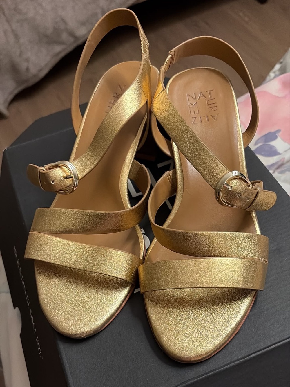 Naturalizer Gold Sandals Wide Fit